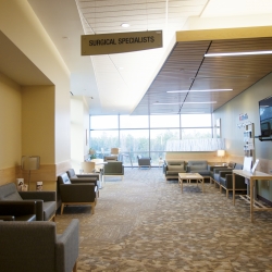 Lobby of UF Health Surgical Specialists at Springhill