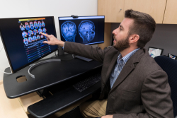 Joseph Gullett, Ph.D., a research assistant professor in UF’s College of Public Health and Health professions, led a study demonstrating AI’s potential to accurately predict dementia development in 55 participants.