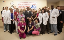 The staff of the 4 East SICU at the Shands Cancer Hospital.