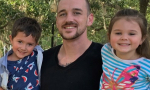 Zach Rabon and his children